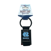 Durable UNC Black Keychain